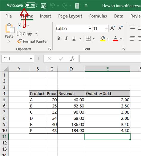 turn off autosave in excel|AutoSave in Excel .